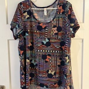 Lularoe Disney Geometric Women's Top